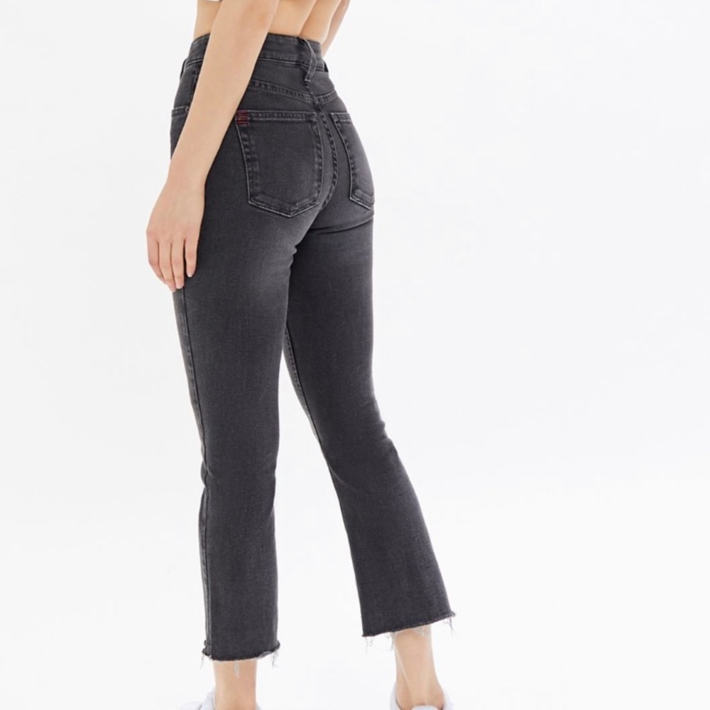 BDG kick flare high rise cropped jeans